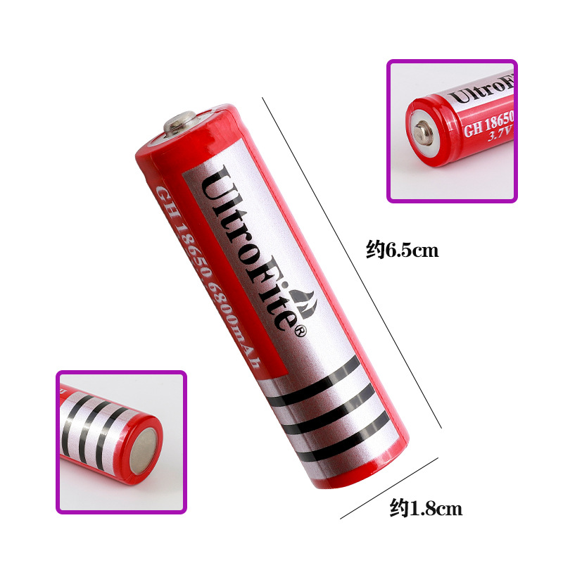 18650 lithium battery, 3.7V large-capacity power, 2000 mah headlamp fan, flat-head pointed flashlight battery Application Scenario