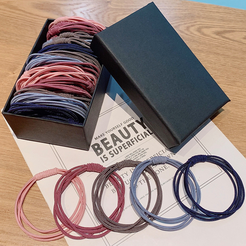 June 1 Children's Day Ins Hair Tie With Elastic Band Simple Girl's Hair Tie High Elastic Hair Band Headdress Specification drawing