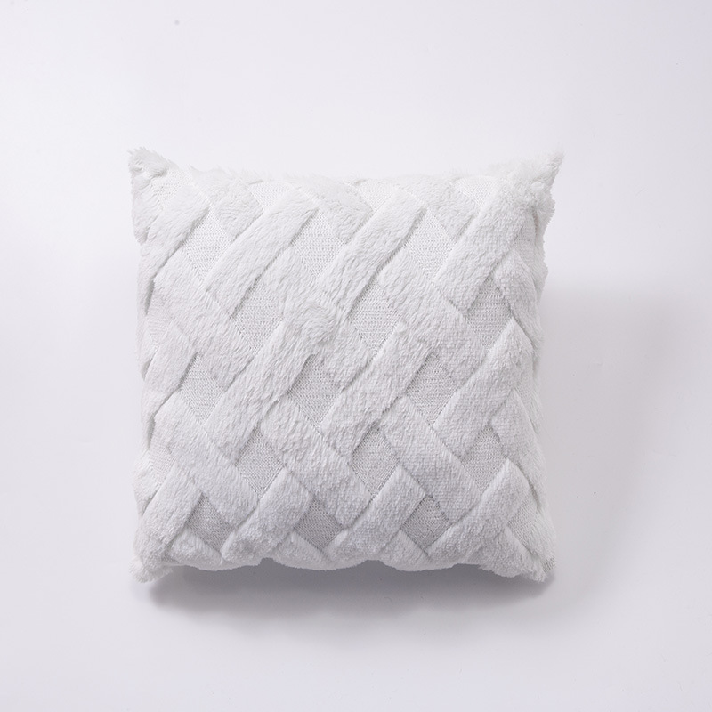 Wholesale of new geometric plush pillowcase sofa cushions and geometric cross pillow covers from cross-border factory direct sales Application Scenario