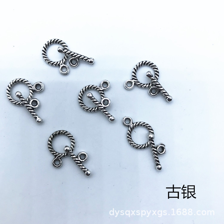 DIY jewelry accessories, alloy multi-color OT buckle zipper accessories, necklace bracelet connecting buckle accessories Specification image
