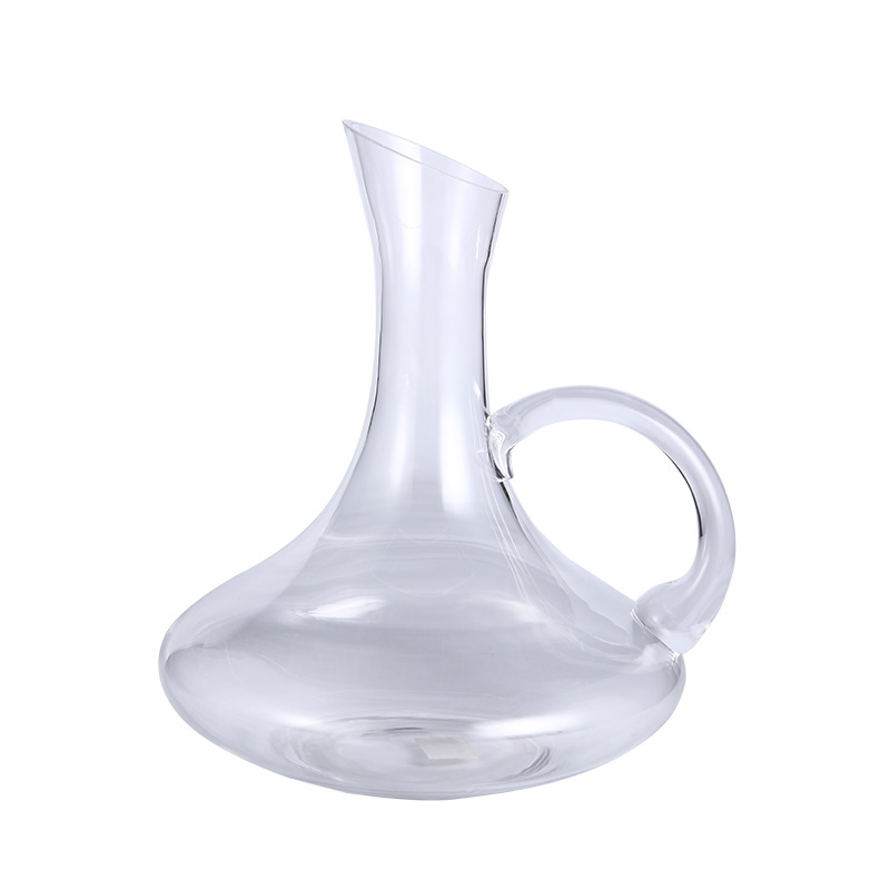 Manufacturers Direct Transparent Crystal Glass Decanter Creative With Diagonal Wine Decanter Spot Wholesale Item Picture
