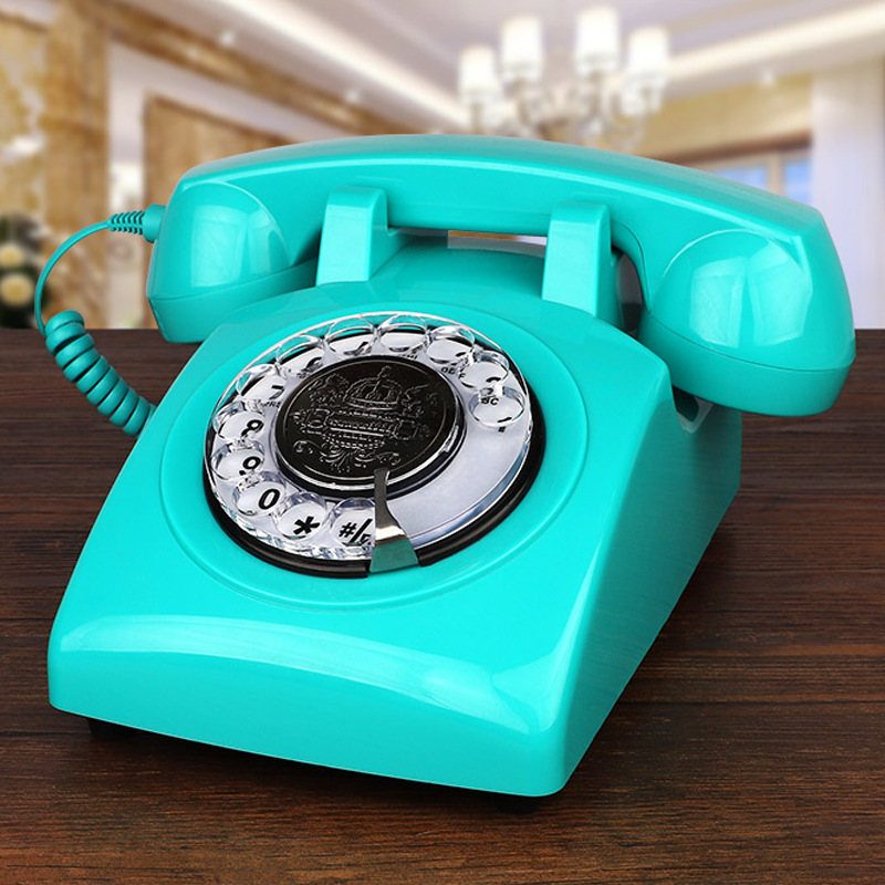 复古欧美电话机星级酒店固定电话座机转盘电话旋转拨号颜色可订制详情图3