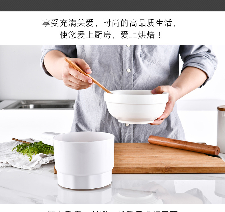 Electric handheld flour sieve, plastic baking electric flour sieve, convenient and fast flour sieve, stainless steel inner core flour sieve pic 5