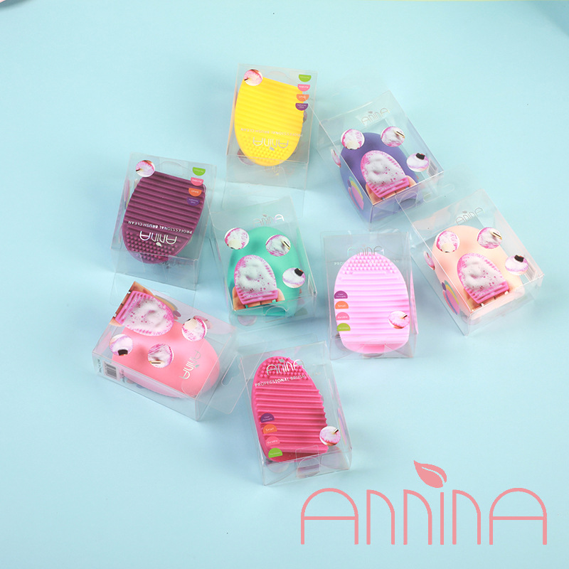 Annina Silicone Scrubber Multi-Function Zone Scrubber Makeup Brush Cleaning Beauty Tools Scrub Pad