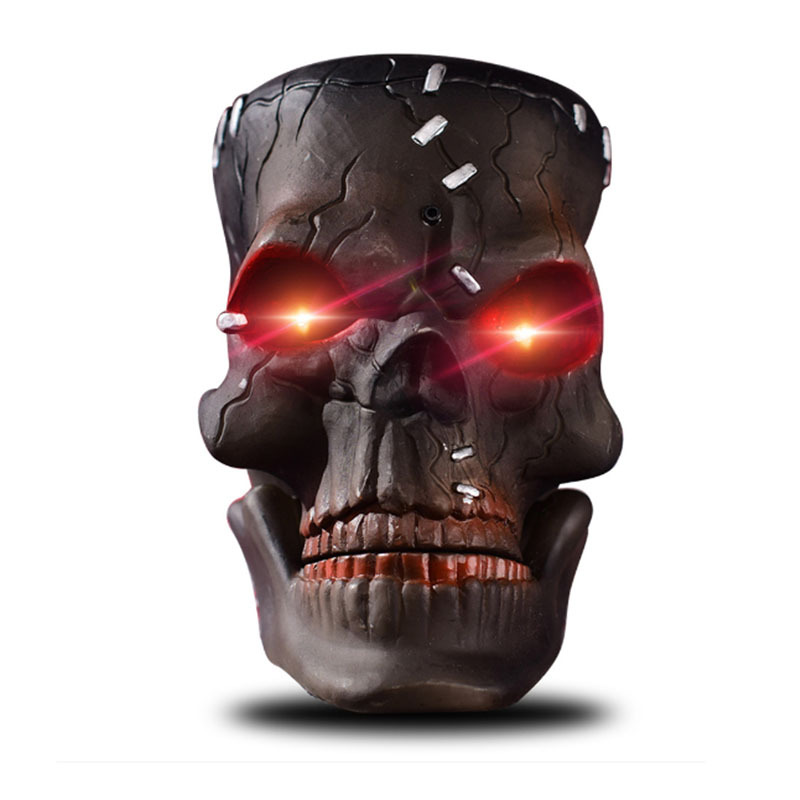 Cross-Border Platform Amazon Ebay Halloween Layout Electric Induction Light Emitting Sound Mouth Will Move Technology Strange Item Picture