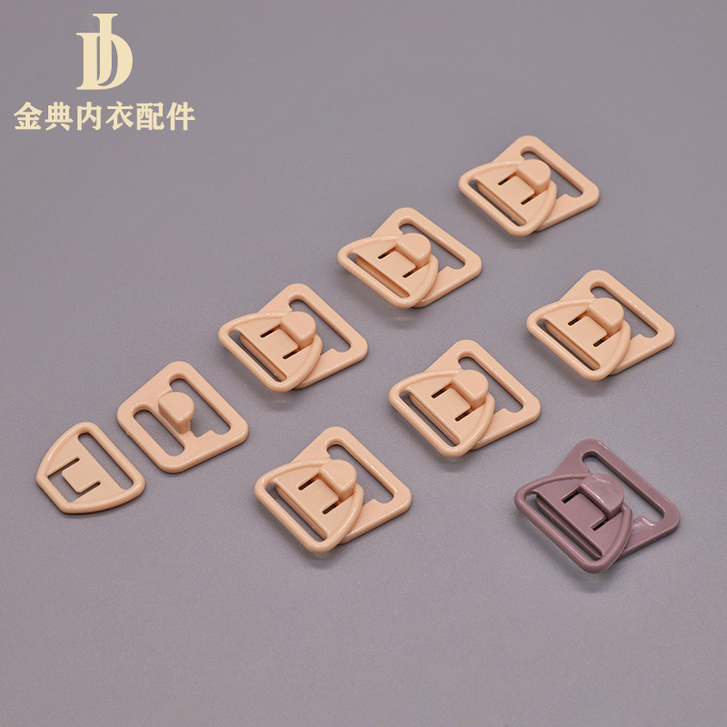 Kousuo Mommy Lactation matching material matching button underwear Adjustable button bra buckle Shoulder strap buckle in large stock supply details Picture
