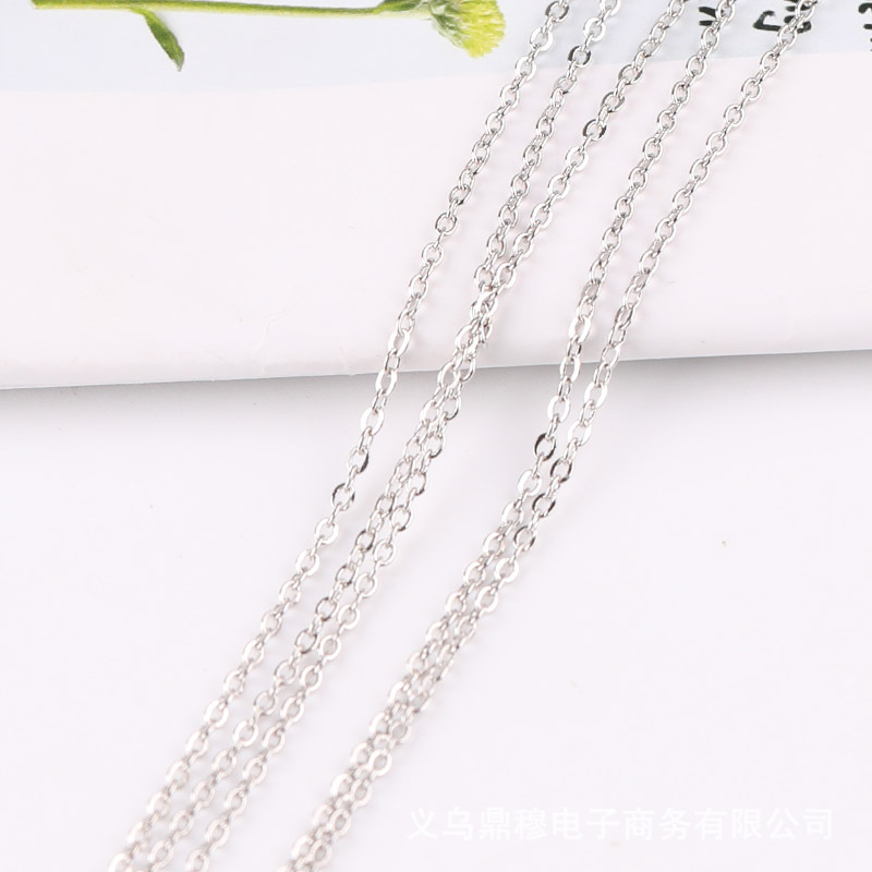 diy jewelry accessory materials: Fine chains, tassels, chains, iron chains, earrings, necklaces, connecting chains details Picture