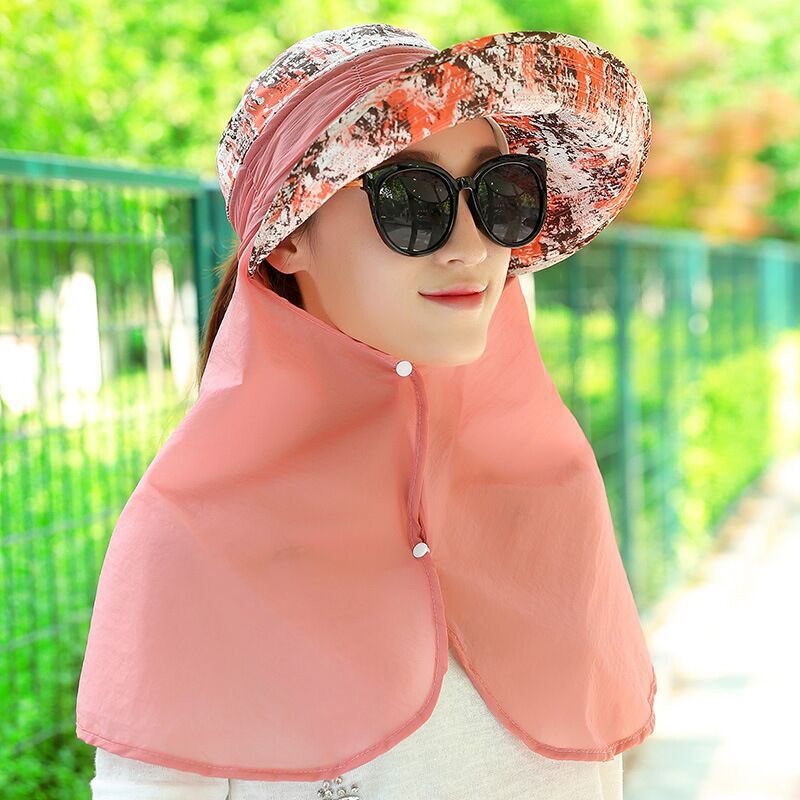 Summer Korean-style trendy outdoor sports sun hats, cycling face protection and UV protection sun hats for women Specification image