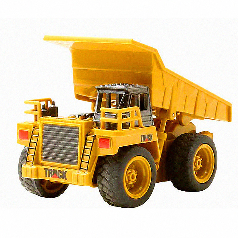 8028A Mini simulation remote control Engineering vehicle, crane, bulldozer truck, dump truck, charging remote control car, children's toy Application Scenario