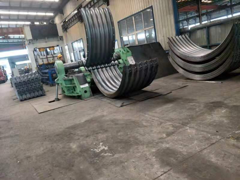 Special galvanized corrugated plates and arc-shaped corrugated plates for processing bridge pipe culverts Item Picture