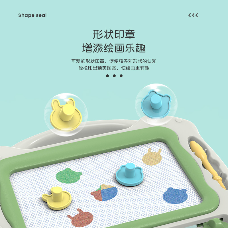 Educational colorful children's magnetic drawing board, extra-large standing writing board, toy drawing board, doodle children's drawing board Application Scenario