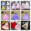 Low-priced foreign trade girls' dress, Korean-style miscellaneous girls' super fashionable dress, princess net gauze dress details Picture