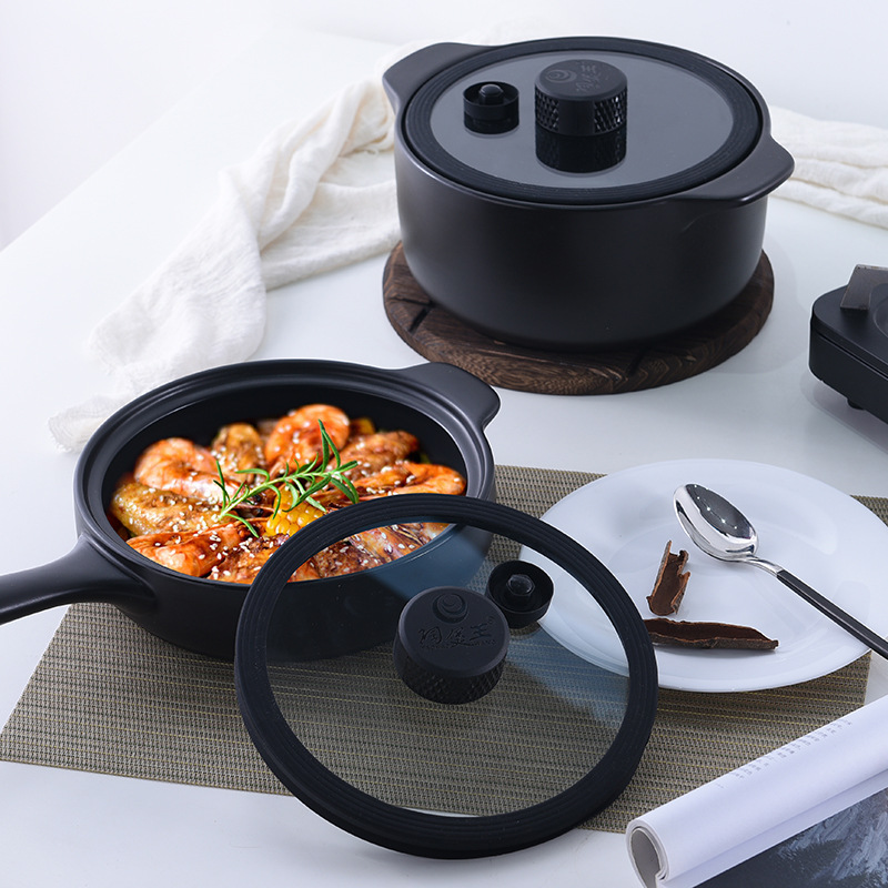 Tao Bao Wang micro-pressure anti-overflow clay pot stew pot, household soup pot, gas soup pot, ceramic soup pot, gas stove soup pot