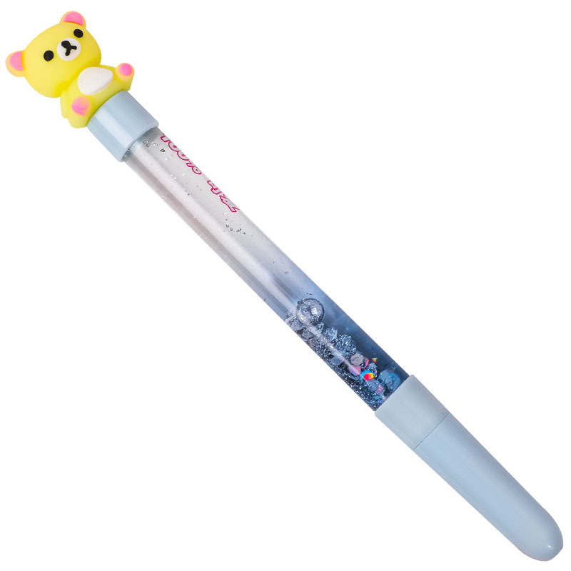 Cute Cartoon Quicksand Neutral Pen Internet Celebrity Girl Heart Into Oil Liquid Quicksand Pen Super Cute Little Fairy Signature Pen Item Picture