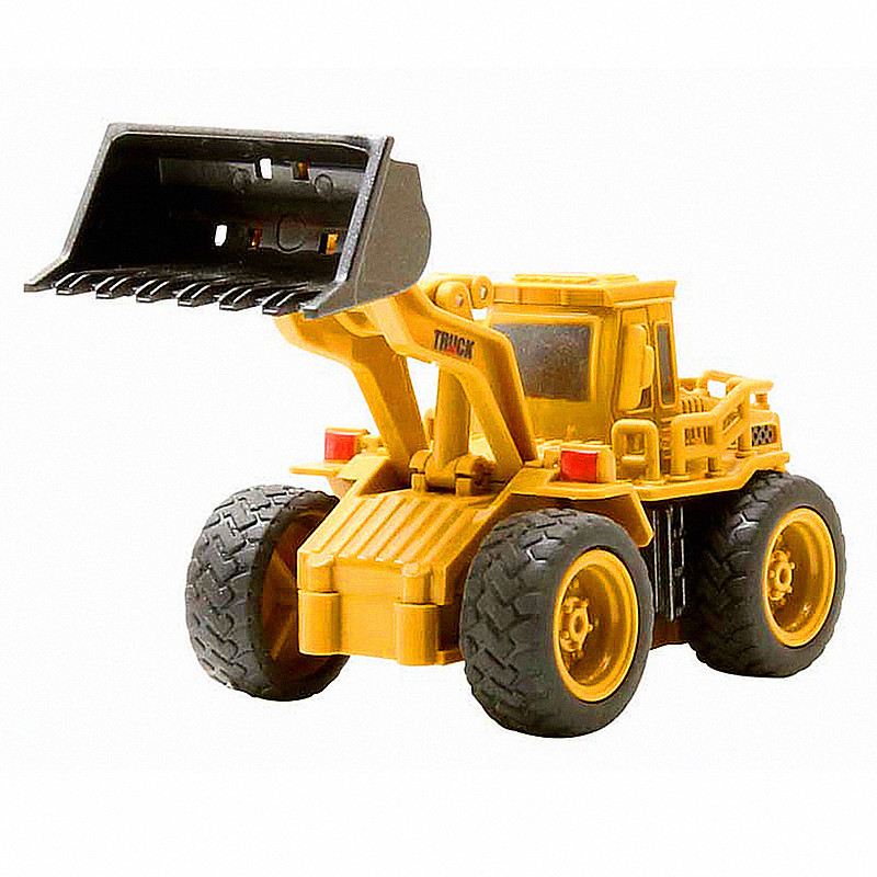 8028A Mini simulation remote control Engineering vehicle, crane, bulldozer truck, dump truck, charging remote control car, children's toy details Picture