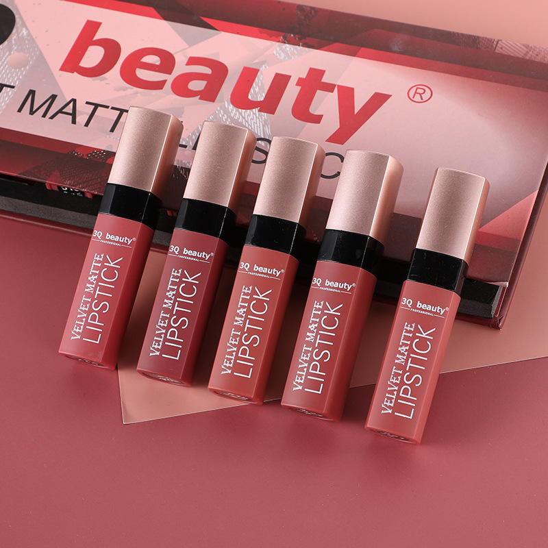3Q Beauty Cross-Border Europe And The United States 12 Non-Sticky Cup Matte Mist Lipstick Lip Makeup Gift Set details Picture