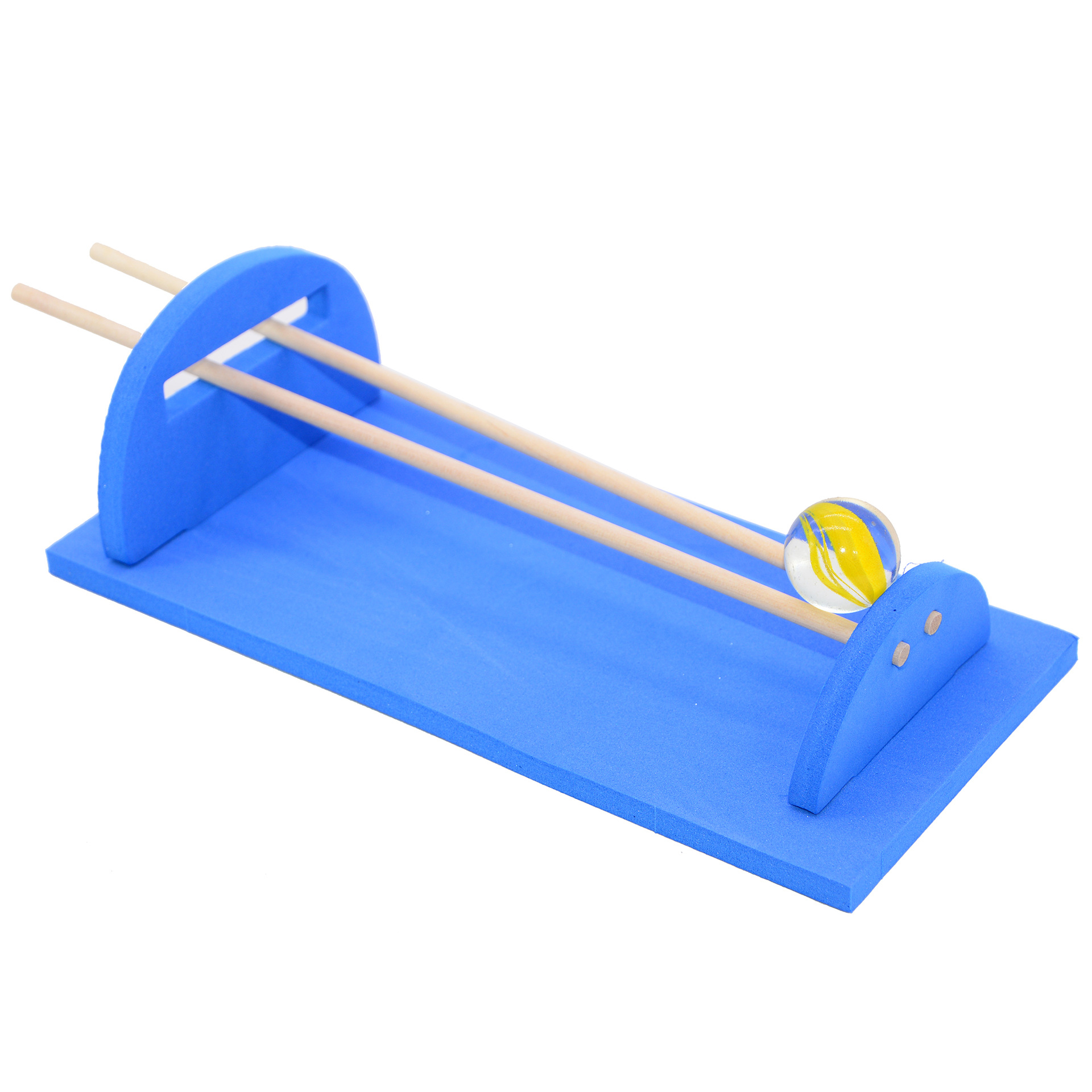 Tecnología pequeña producción DIY doble pista slope freaky niños handmade niños de primaria handmade STEM educación experimento juguete