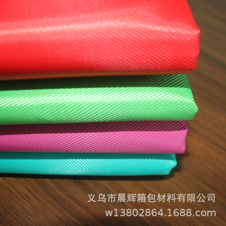 420D twill foam black Oxford cloth fabric with foam coating pvc can be customized in color according to samples Specification image
