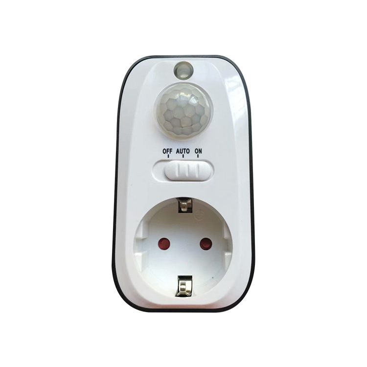 Cross-border e-commerce human body sensor SOCKET infrared sensor switch, German European standard socket PIR SOCKET