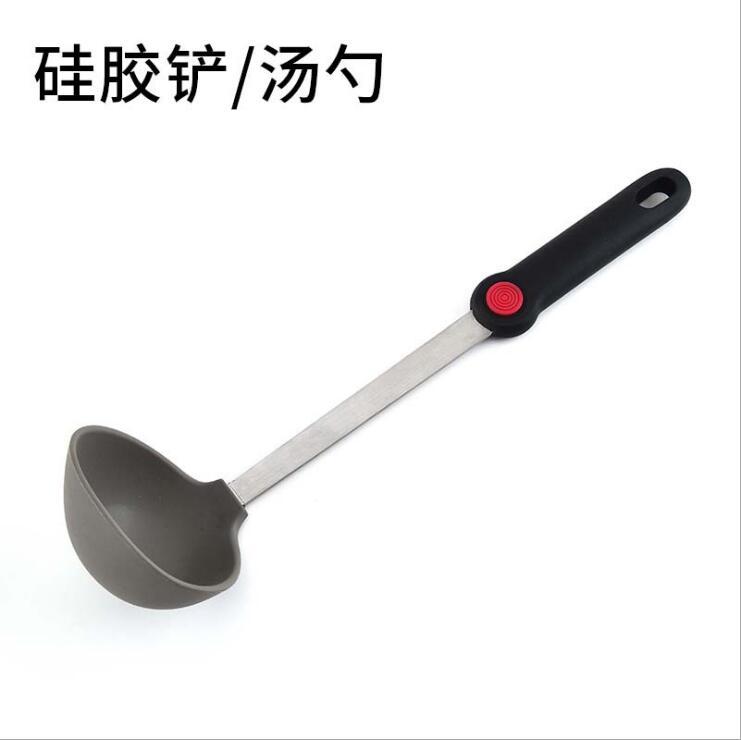 厂家直销不锈/耐高温汤勺不细节图