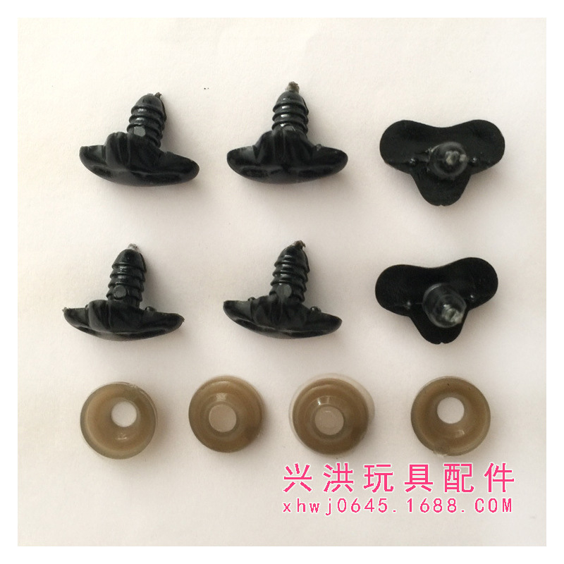 Plush Toy Plastic Eye Accessories Toy Nose Accessories Black Fox Nose Plastic Fox Nose Application Scenario