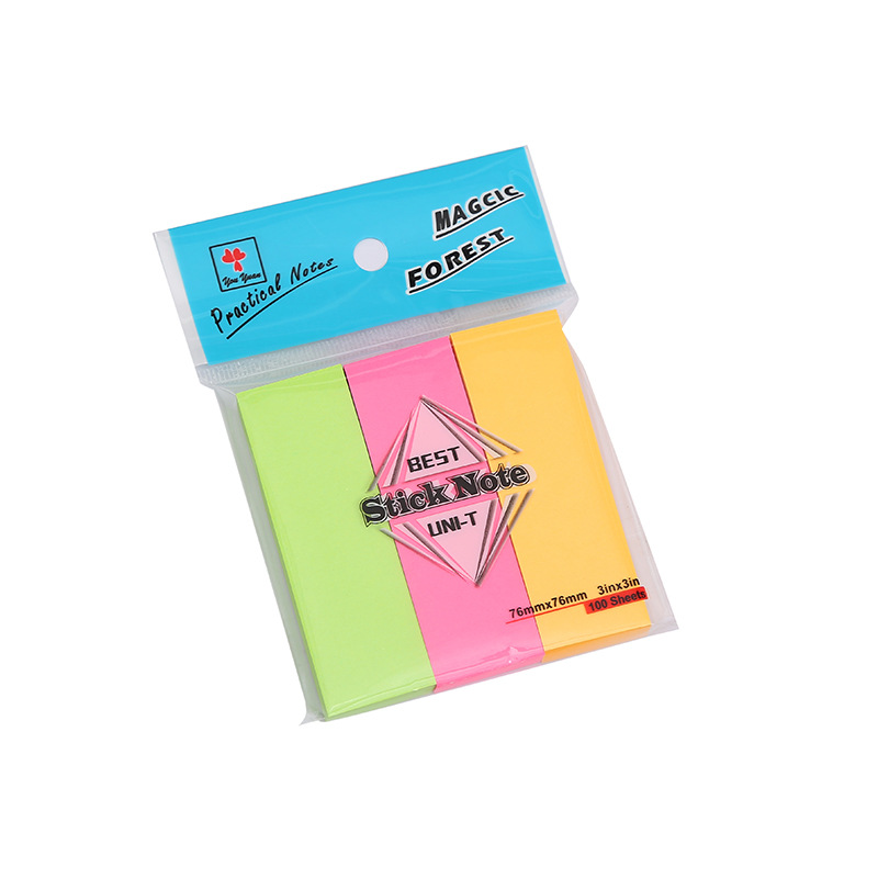 Factory direct post-it notes can tear students simple post-it paper office can print takeaway logo post-it notes customized Item Picture