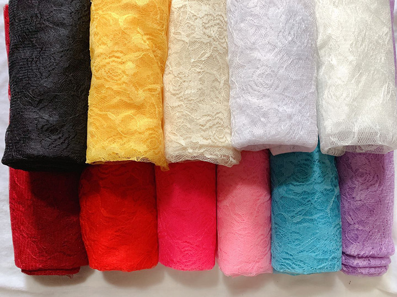 Wholesale and customization of home textile and clothing accessories, non-elastic rose fabric, skirts, wedding dresses, underwear, lace fabric