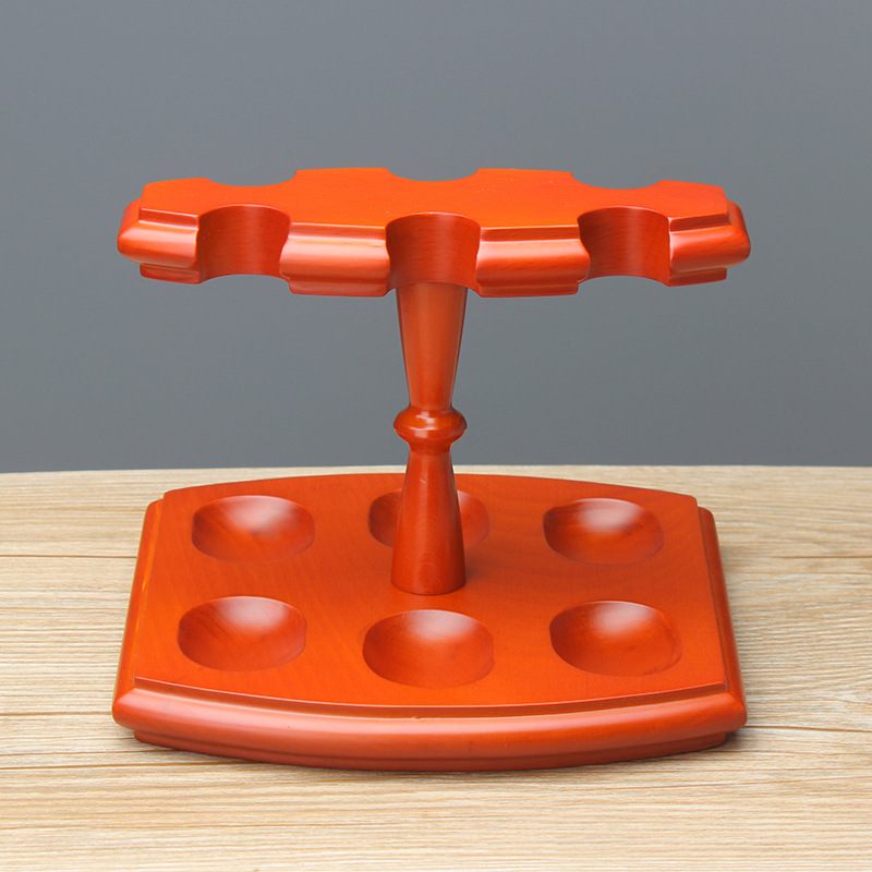 木香实木烟斗/多功能摆放展/6位木质烟斗产品图