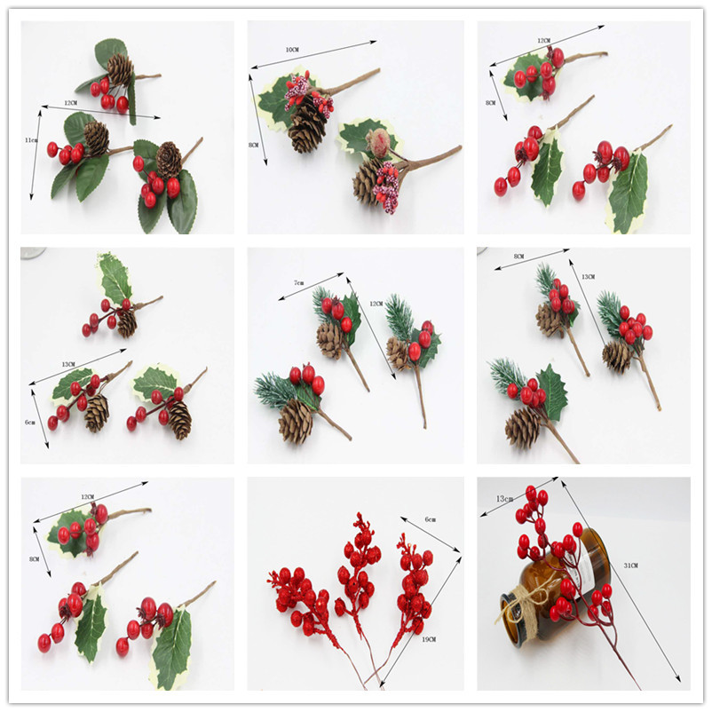 DIY Christmas decoration bouquets, wreaths, Christmas trees, festive window displays, bar scenes, and simulated pinecone accessories Application Scenario