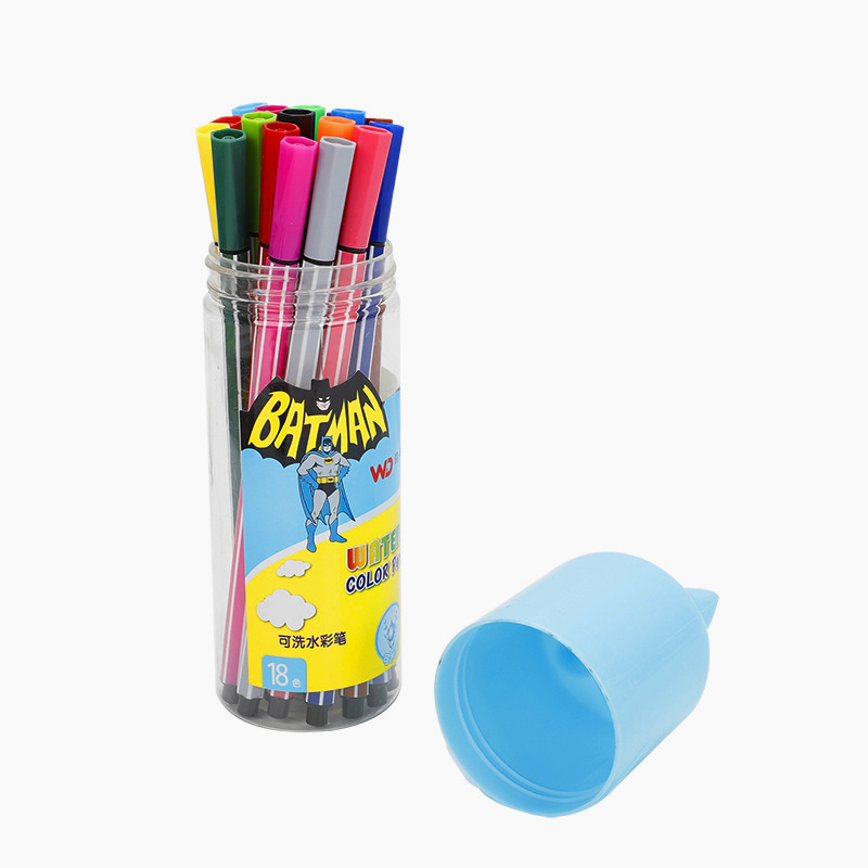 水彩笔12色18色24色36色可水洗颜料笔儿童彩色笔画画涂鸦笔绘画笔详情图4