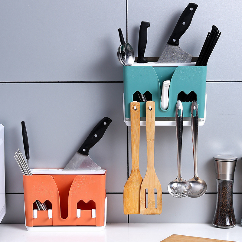Chopsticks basket storage rack Wall hanging household creative chopsticks container kitchen spoon knife holder One Chopsticks container 01012-4072 details Picture