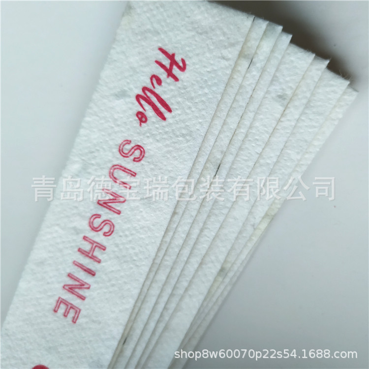 Degradable seed paper tag made for clothing store label recycled germinated paper hanging card Application Scenario
