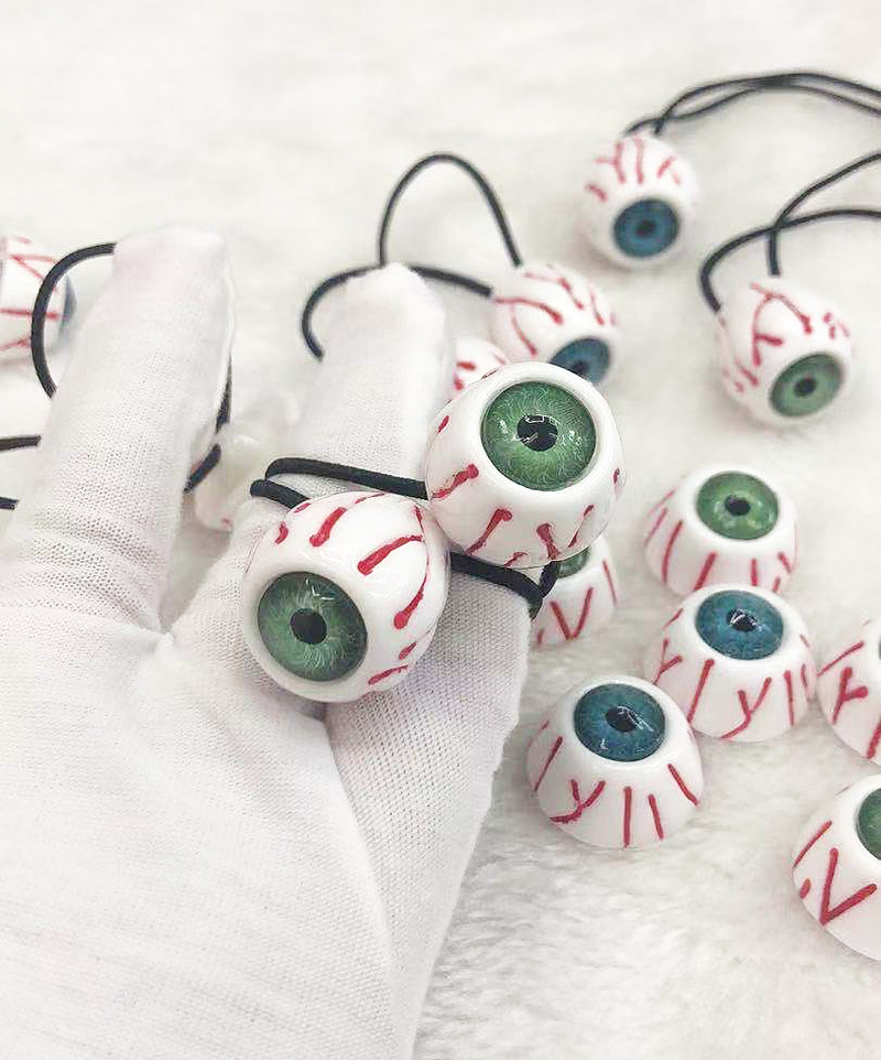 日本原宿眼球/树脂血眼睛/万圣节流血鬼细节图