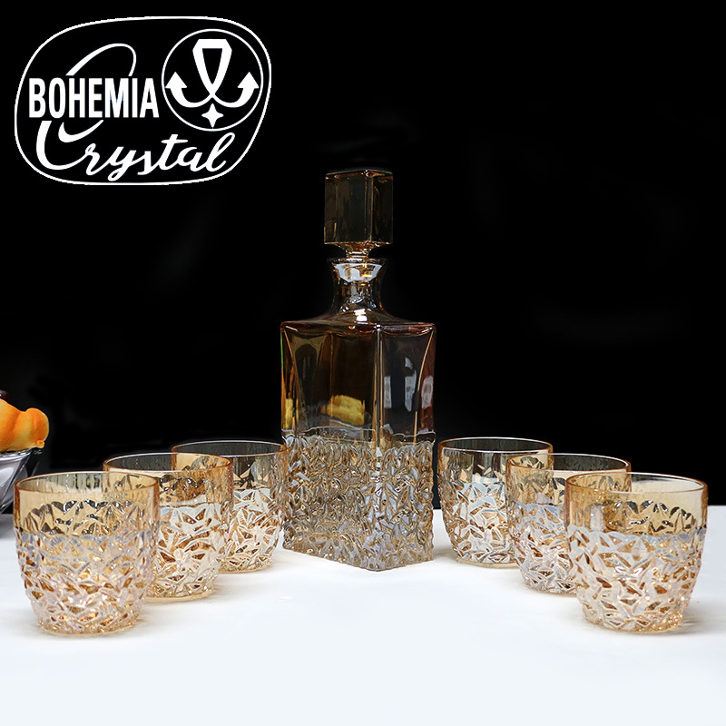 high-grade Europeanliquor whisky crystalglass高档水晶威士忌酒烈酒洋酒杯酒具详情图1