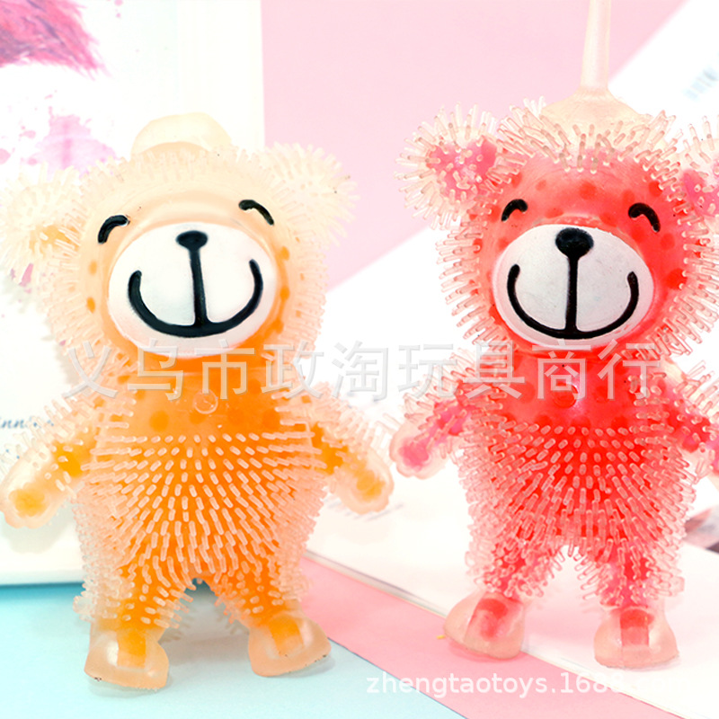 New Beaded Bear Pressure Relief Bead Ball Cross-Border E-Commerce Tpr Children Adult Pressure Relief Toys Bear Paradise Toys Application Scenario