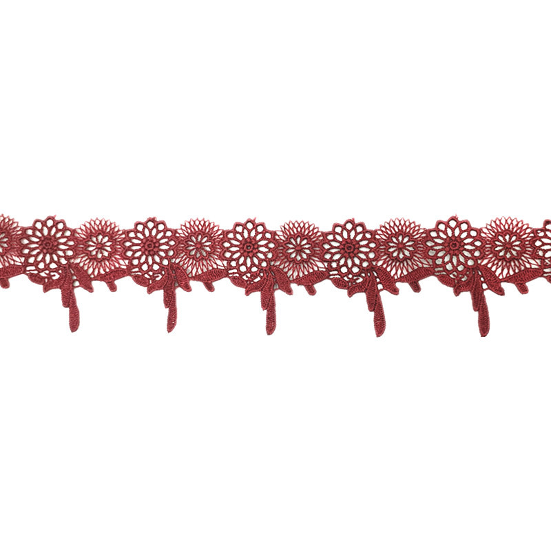 Manufacturers Direct Lace Lace Explosive Sexy Pajamas Polyester Water-Soluble Barcode Hollow Flowers Exquisite Clothing Accessories Item Picture