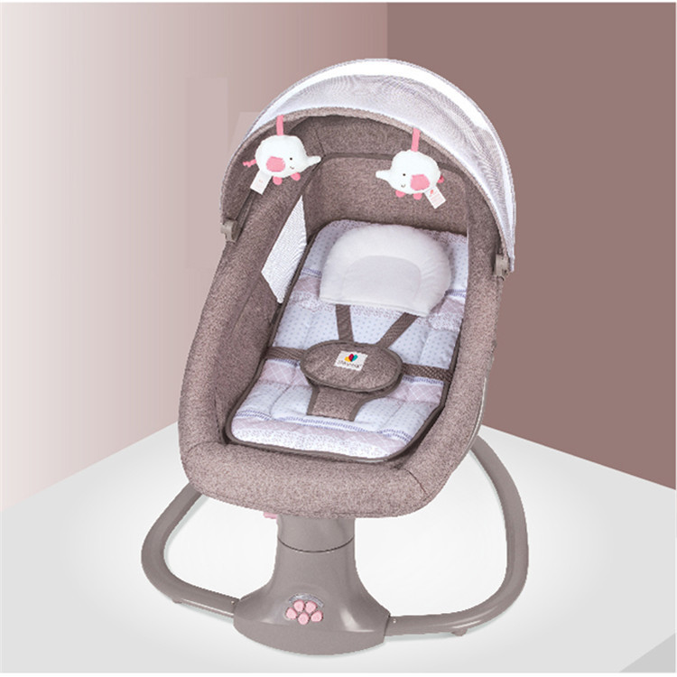 Baby Electric Rocking Chair Baby Sleeping Device Newborn Cradle Bed Child Comfort Chair Recliner 0-3 Years Old details Picture