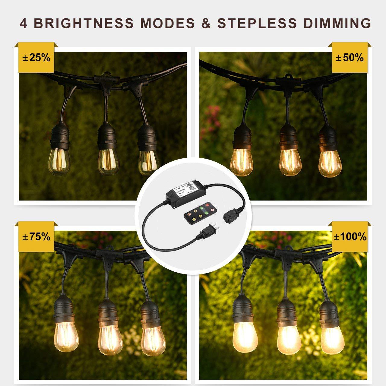 LED string controller for adjusting brightness, timed switch, European standard and British standard 500W dimmer Specification image