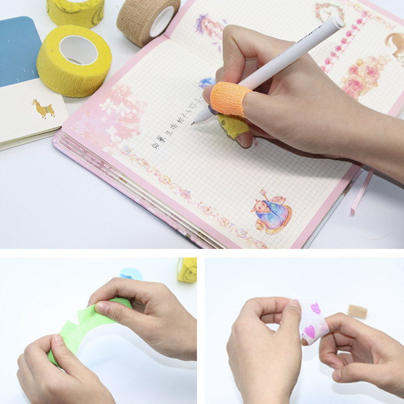 Finger bandages, children's learning, writing and sports non-woven fabric elastic finger protection straps, direct supply and wholesale from the manufacturer Application Scenario