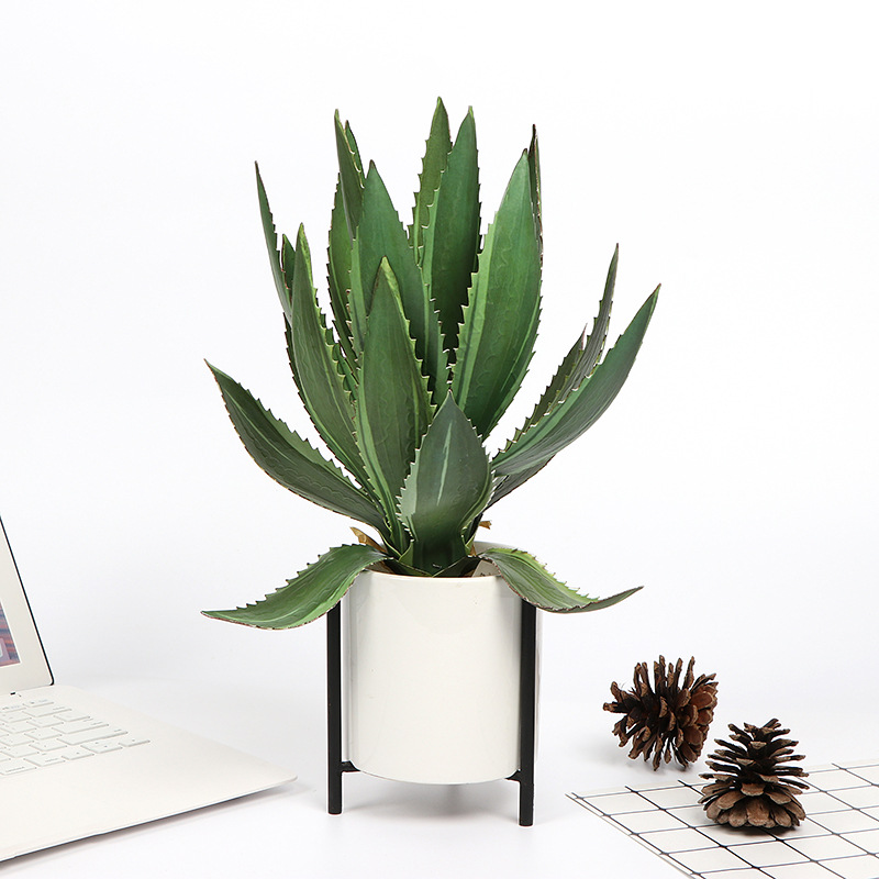 Living Room Bedroom Simulation Sisal Aloe Pot Photo Props Green Plant Factory Direct Sales Simulation Flower Plant Wholesale Specification drawing