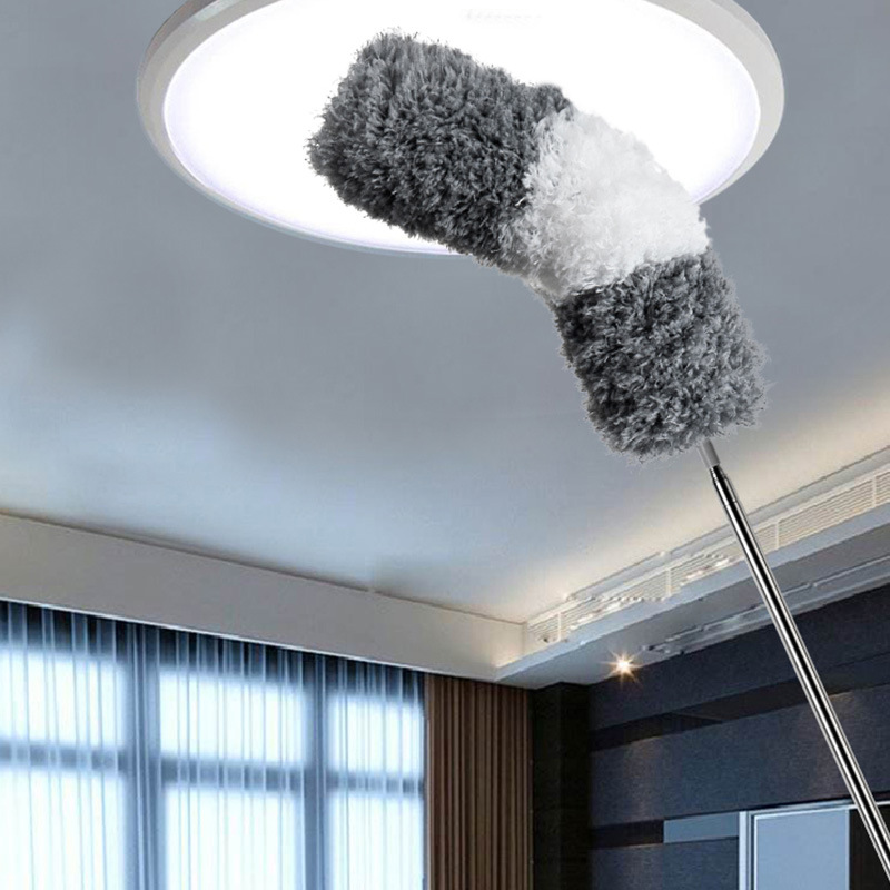 Hen Feather Zen Dust Blanket Home Retractable Ceiling Spider Web Cleaner Dust Remover Sweeping Duster details Picture