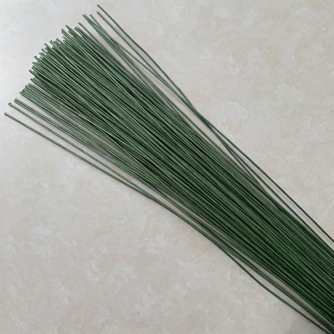 No. 18 wire thick plastic wrap paper wrap wire DIY handmade flower making pulsar rod flower materials wholesale Application Scenario