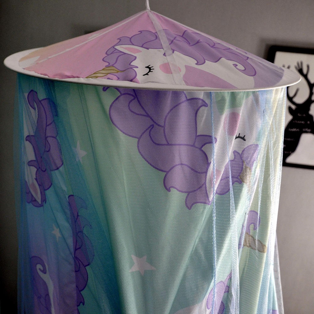 Manufacturers Wholesale European And American Cloth Printing Double Mesh Japanese And Korean Children Princess Mosquito Net Orders Application Scenario