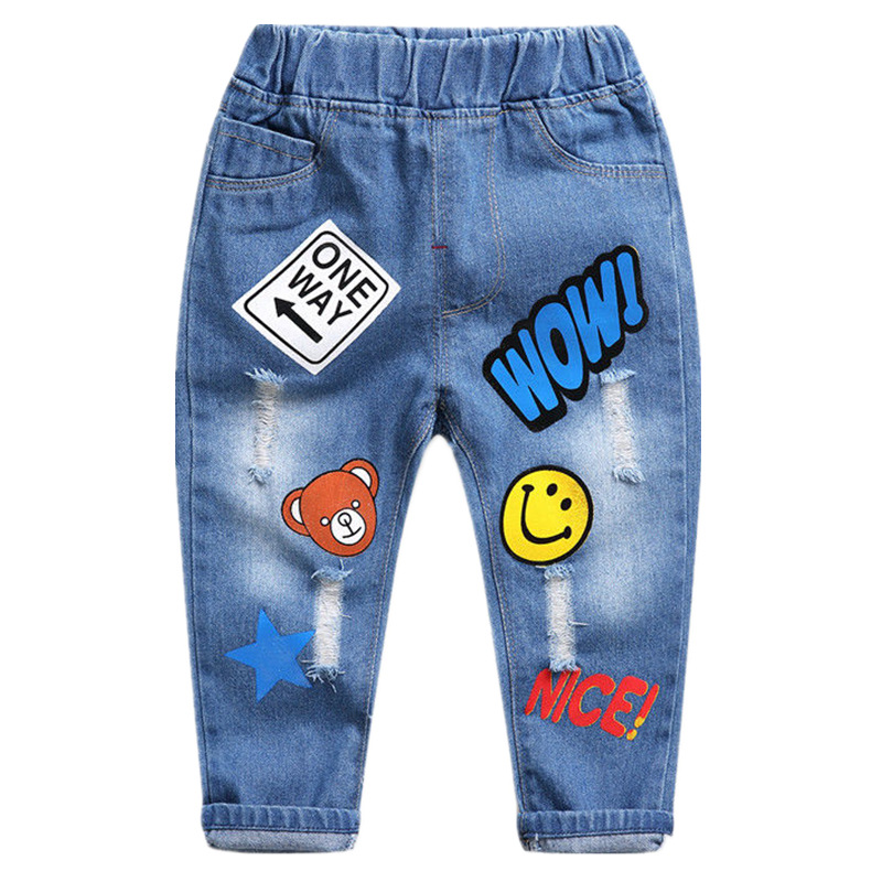 Hot Spring And Autumn Boys Jeans Children's Clothing Manufacturers Directly Batch Children's Pants Spring And Autumn Baby Jeans Tide Item Picture