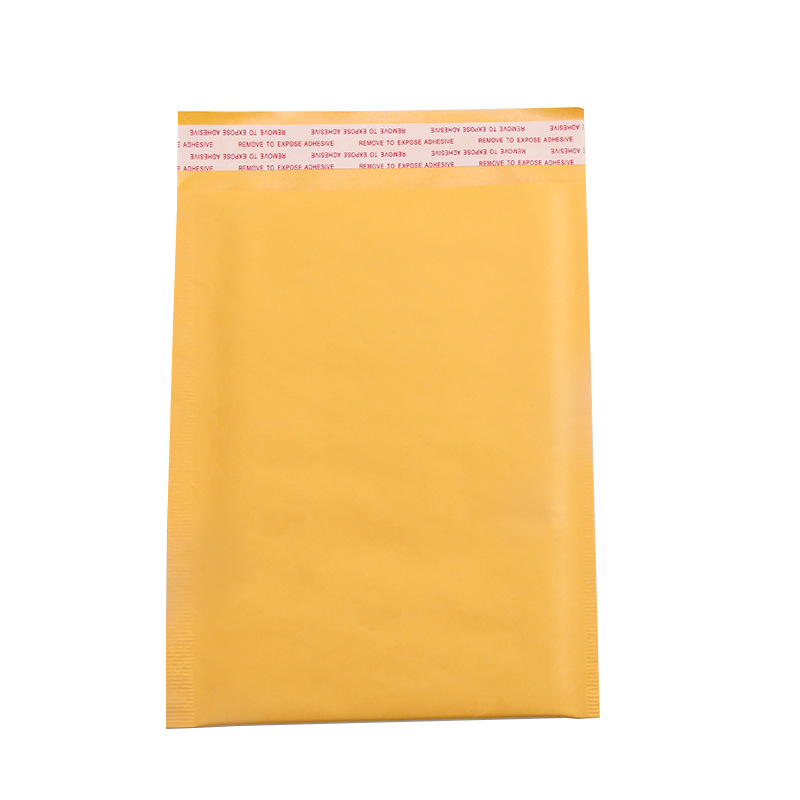Yellow kraft paper bubble envelope bag foam bag file bag shockproof bubble bag express bag logistics bag Specification drawing