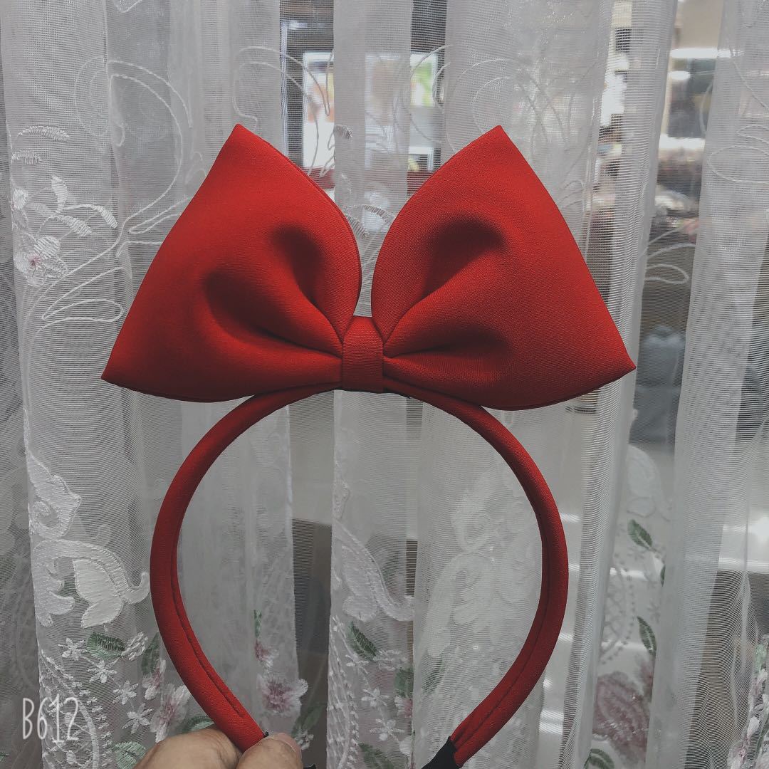 Bow Headband Face Makeup Headband Internet Celebrity Selfie Hairpin Specification drawing