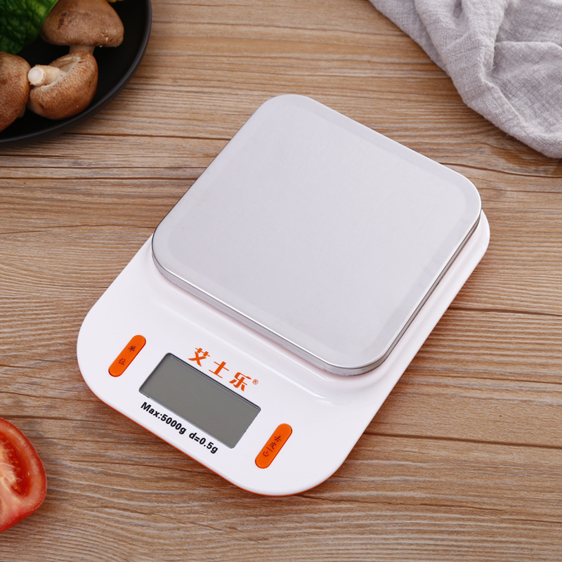 New Kitchen Scale With Temperature Display Weighing Table Scale Fruit Weighing Baking Electronic Weighing Stainless Steel Mini Weighing Can Be Wholesale Specification drawing