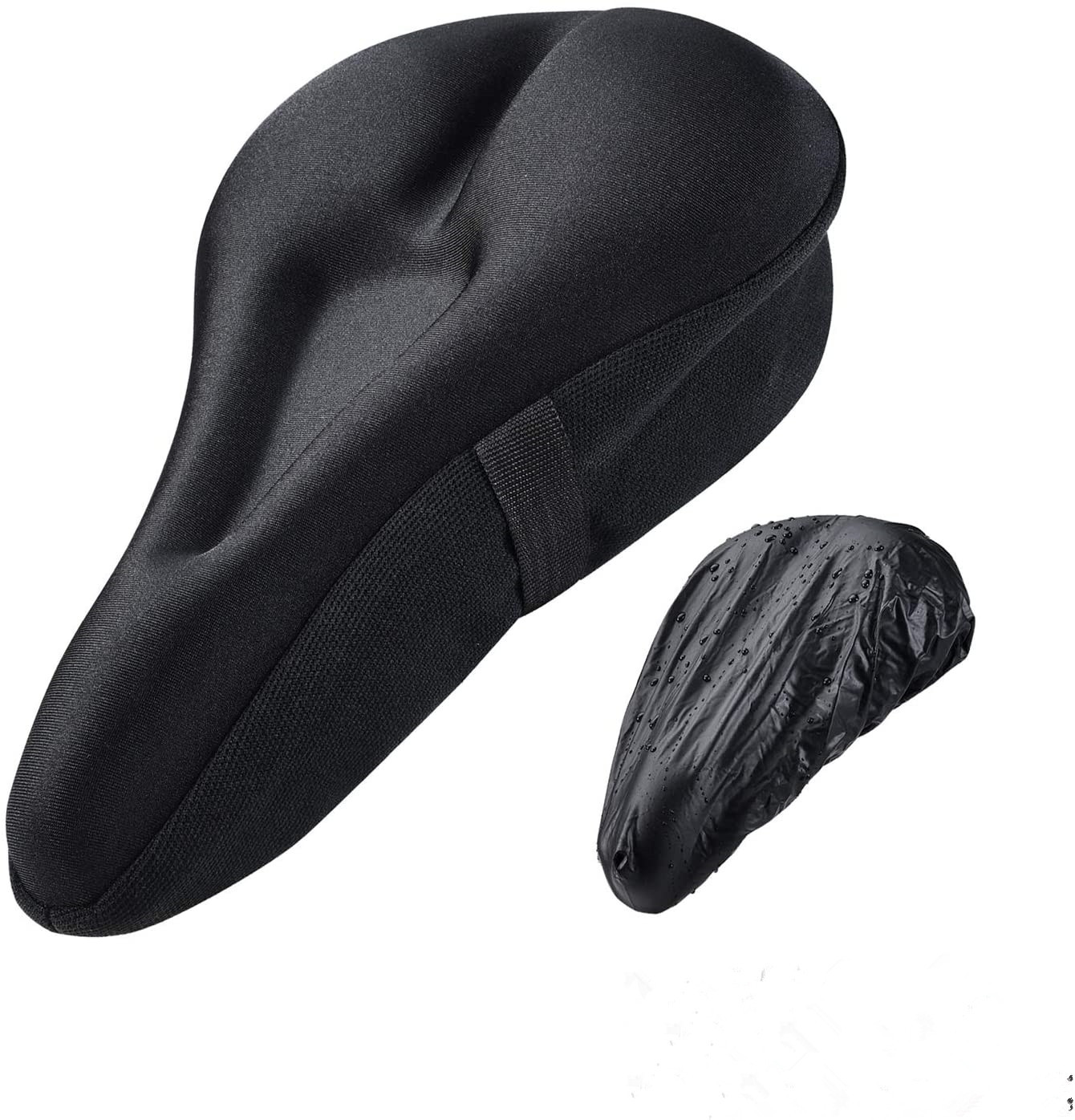 Thickened silicone seat cover strap strap Bike seat cover mountain bike seat cover Dead fly saddle seat cover road bike
