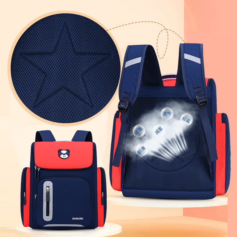 New space bag for primary school students, creative design, children's schoolbag with printed logo, cute, for grades 1 to 6, 2024 new style Application Scenario