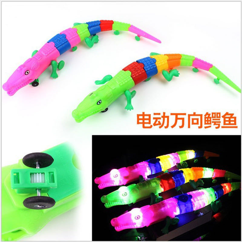 Electric universal leash, crocodile, colorful lights, dynamic music, street stalls, night markets, squares, best-selling children's toys Application Scenario